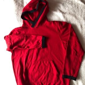 Express Red and Black Men's Hoodie